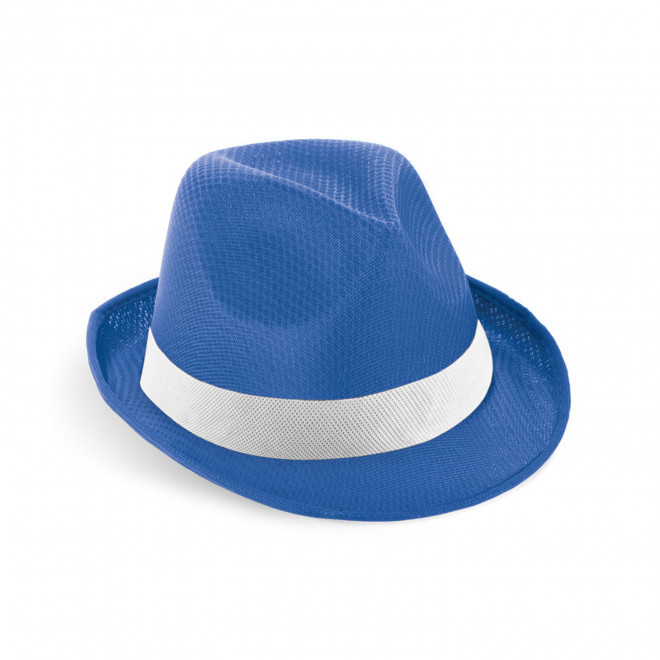 CHAPEAU AVEC BANDEAU PERSONNALISABLE 'BRAZ COULEUR' 4J - bleu