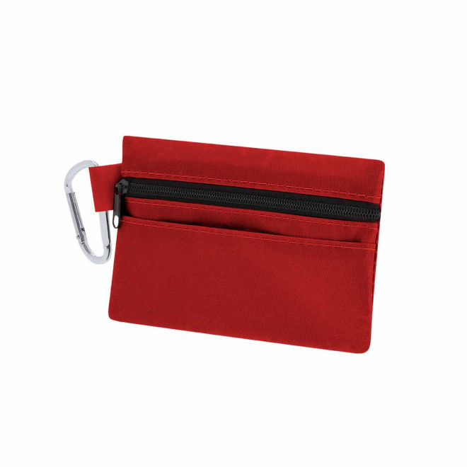 TROUSSE PREMIERS SECOURS PERSONNALISE 'SAFY MOUSQUETON' - rouge