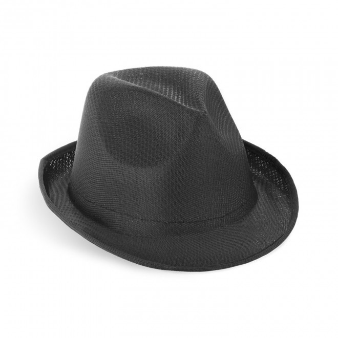 CHAPEAU SANS BANDEAU PERSONNALISABLE 'BRAZ COULEUR' 4J - noir