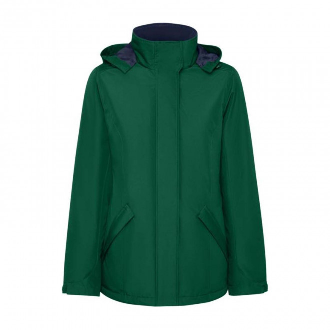 VESTE PARKA FEMME PERSONNALISEE 'AMERICA' - vert