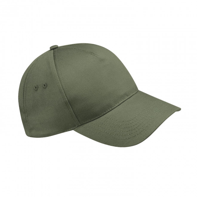 CASQUETTE BEECHFIELD PERSONNALISABLE 'ULTIMATE 5 PANEL' - vert olive