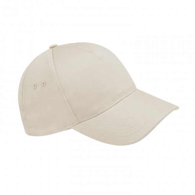 CASQUETTE BEECHFIELD PERSONNALISABLE 'ULTIMATE 5 PANEL' - beige