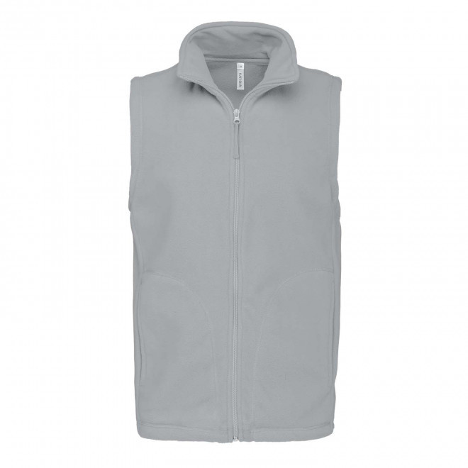 POLAIRE PERSONNALISABLE BODYWARMER HOMME 'KARIPOL BW' - gris clair