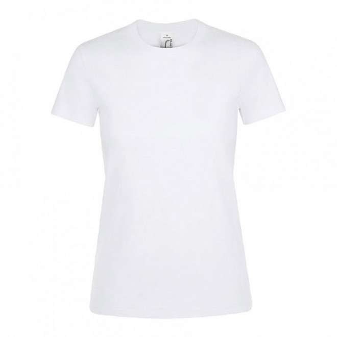 TEE-SHIRT BLANC PUBLICITAIRE FEMME 'REGENT' 150 GR/M² - blanc