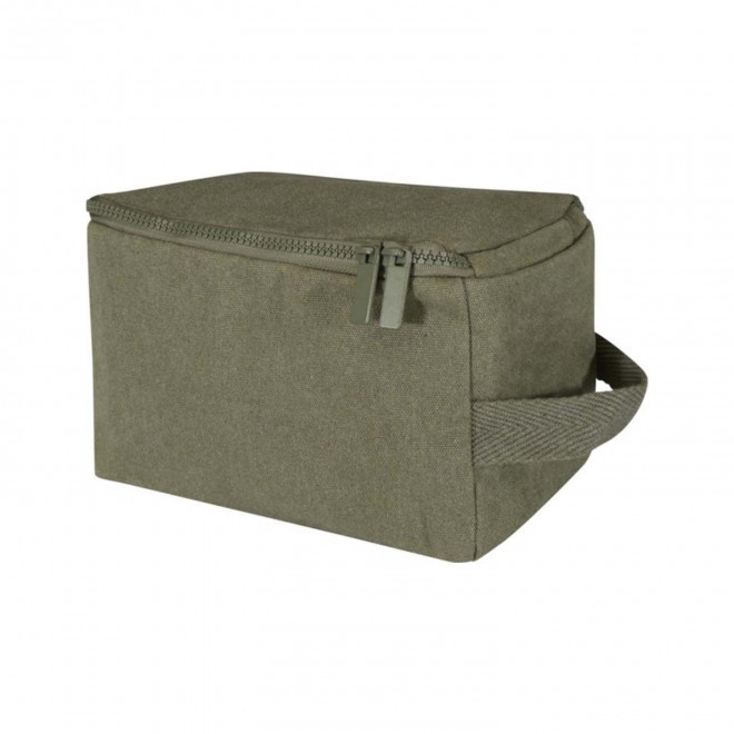 TROUSSE DE TOILETTE RECYCLE PERSONNALISABLE 'SEFORA' - vert