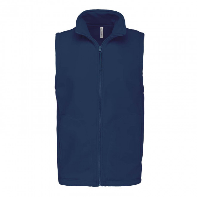 POLAIRE PERSONNALISABLE BODYWARMER HOMME 'KARIPOL BW' - indigo