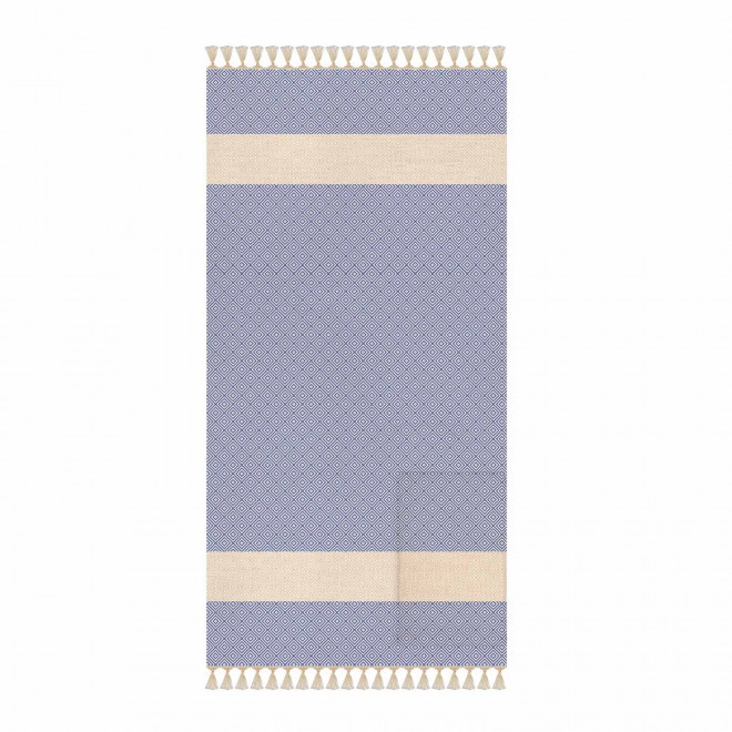 SAC A DOS FOUTA PERSONNALISE 'CAREO ECO' - bleu