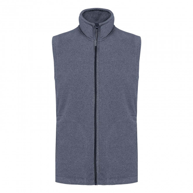 POLAIRE PERSONNALISABLE BODYWARMER HOMME 'KARIPOL BW' - marine chiné