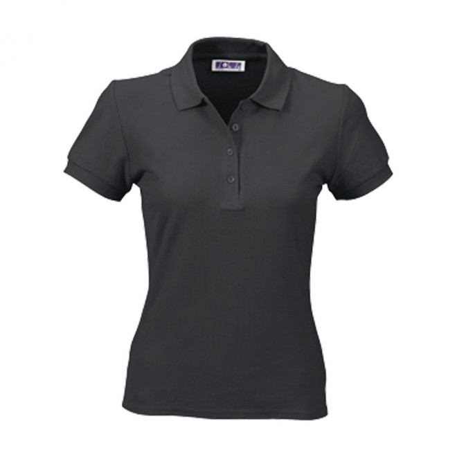 POLO PUBLICITAIRE FEMME 'PEOPLE' COULEUR 210 GR/M² - noir