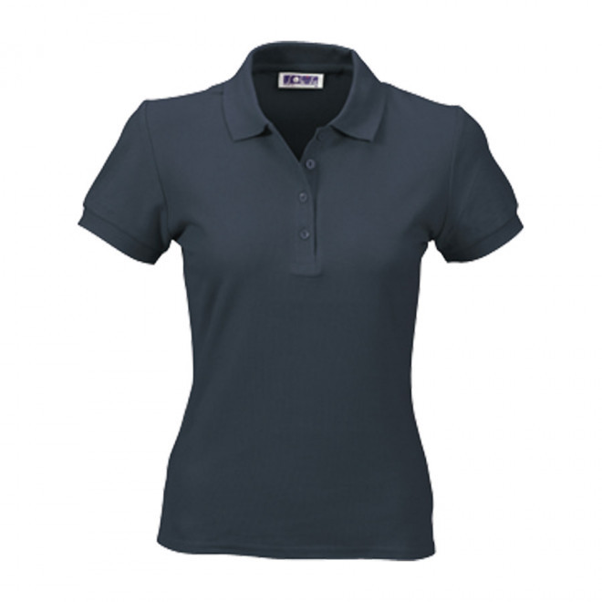 POLO PUBLICITAIRE FEMME 'PEOPLE' COULEUR 210 GR/M² - marine