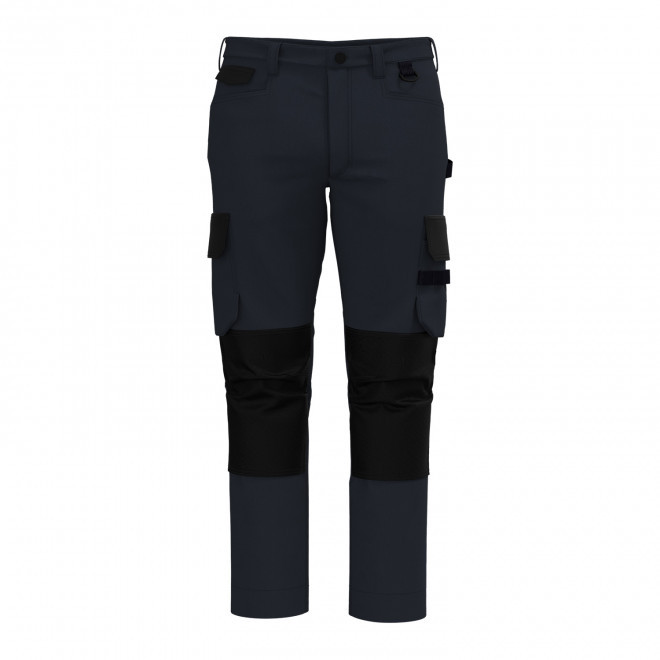 PANTALON DE TRAVAIL PERSONNALISABLE 'SOLVEX' - bleu marine/noir