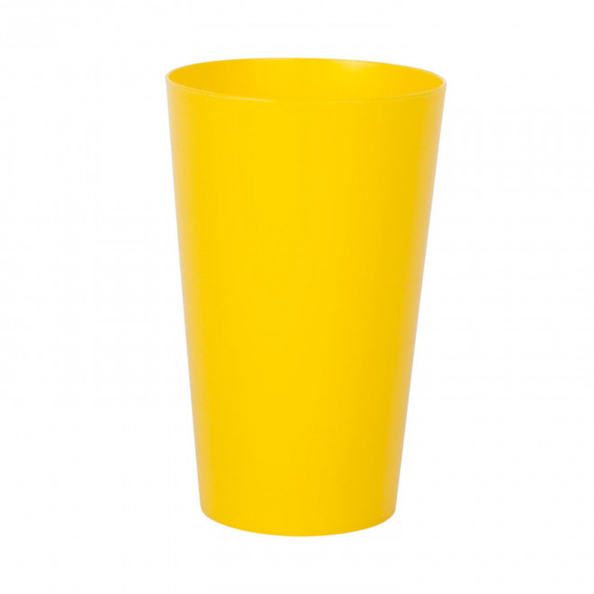 RAPIDE 4J - GOBELET RÉUTILISABLE PERSONNALISÉ '30 CL CUP' - jaune opaque
