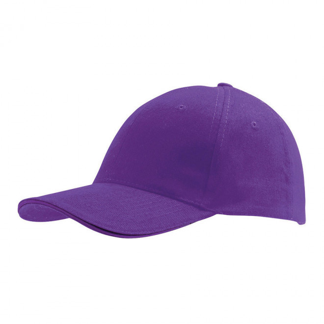 CASQUETTE PUBLICITAIRE 'BUFFALO' 260 GR/M² - violet foncé