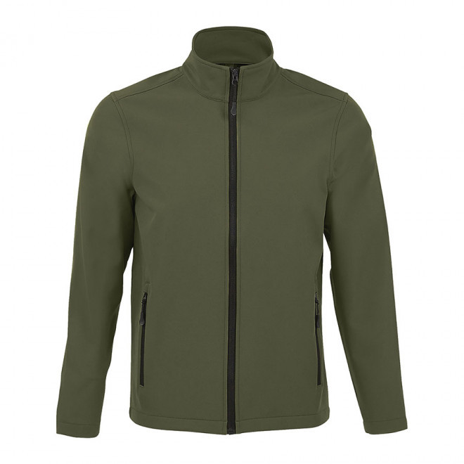 VESTE SOFTSHELL PERSONNALISÉE HOMME 'RACE' 280 GR/M² - army