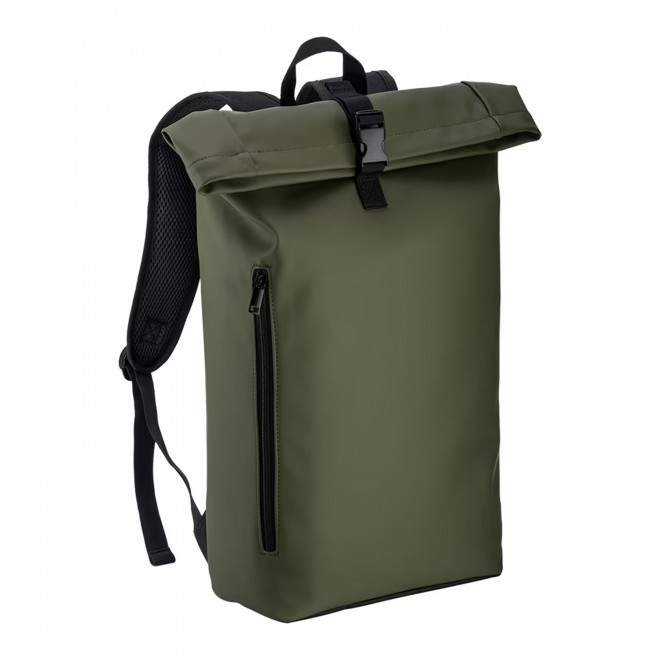 SAC A DOS EN PU PERSONNALISABLE 'OLYMPLO' - vert kaki