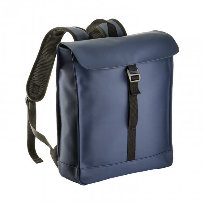 SAC A DOS EN PU PERSONNALISABLE 'MALIMO' - bleu