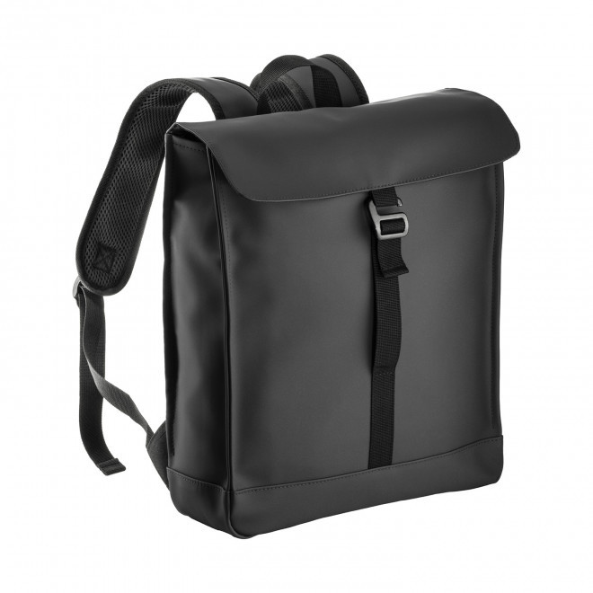 SAC A DOS EN PU PERSONNALISABLE 'MALIMO' - noir