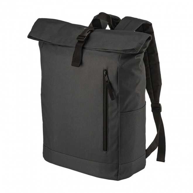 SAC A DOS ORDINATEUR 15" PERSONNALISABLE 'ZEBROS' - noir
