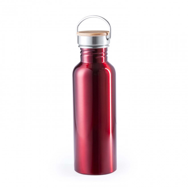 GOURDE ALU PERSONNALISABLE 800 ML 'CHEDDY COLOR' - rouge