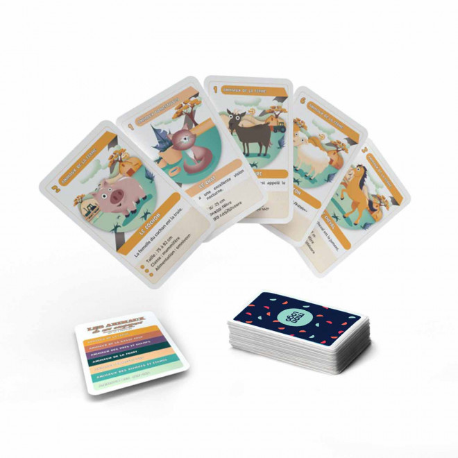 JEU DE 7 FAMILLES PUBLICITAIRE 'OLIVE' - animaux de nos campagnes