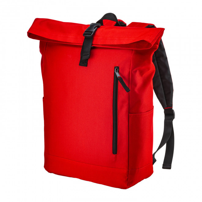 SAC A DOS ORDINATEUR 15" PERSONNALISABLE 'ZEBROS' - rouge