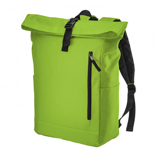 SAC A DOS ORDINATEUR 15" PERSONNALISABLE 'ZEBROS' - vert