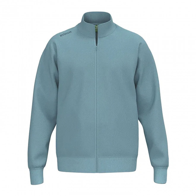 SWEAT ZIPPE HOMME PERSONNALISE 'TS' - bleu gris