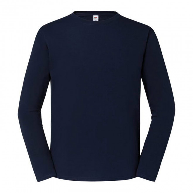 TEE-SHIRT ML COULEUR PERSONNALISE 'ICONIC 195 ML' - bleu marine