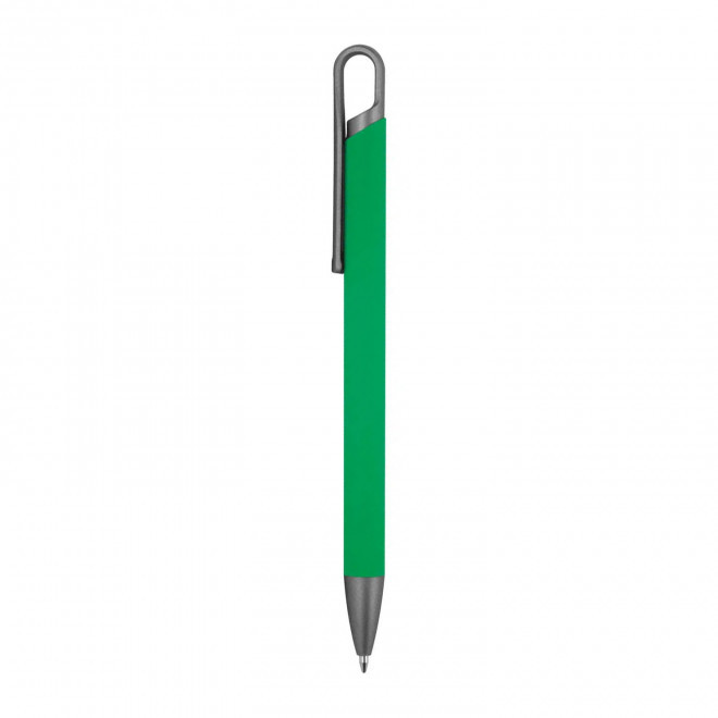 STYLO EN ALU RECYCLE PERSONNALISE 'ROCKET SOFT' - vert