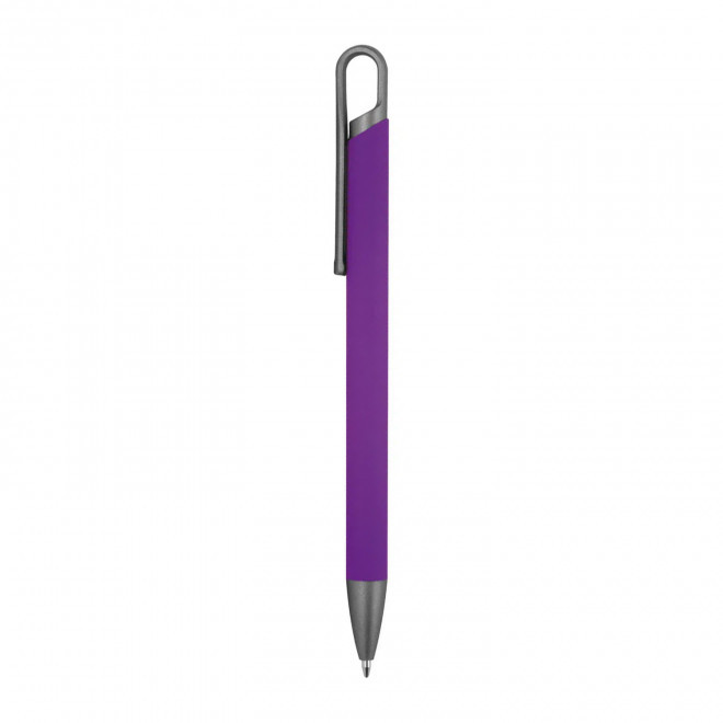 STYLO EN ALU RECYCLE PERSONNALISE 'ROCKET SOFT' - violet