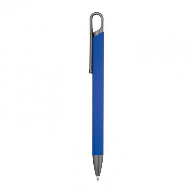 STYLO EN ALU RECYCLE PERSONNALISE 'ROCKET SOFT' - bleu