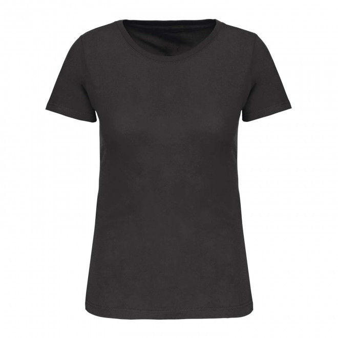 TEE-SHIRT PERSONNALISABLE BIO COULEUR FEMME 'KARIBA 150' - noir