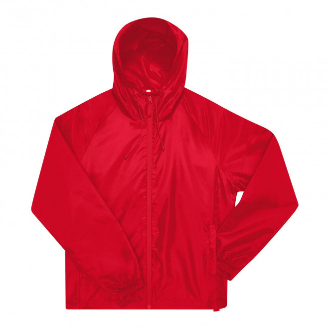 COUPE-VENT MIXTE SAC PERSONNALISE 'WINDBREAKER' - rouge