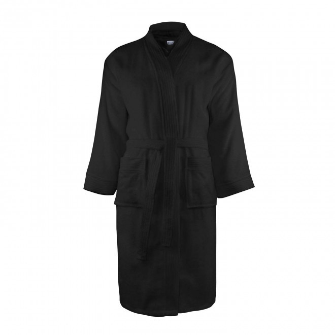 PEIGNOIR PERSONNALISABLE 'BATHROBE 340' - noir