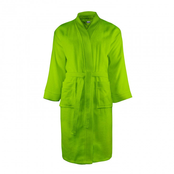 PEIGNOIR PERSONNALISABLE 'BATHROBE 340' - vert citron