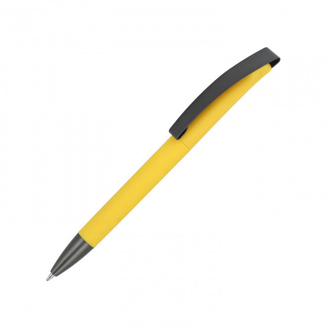 STYLO PUBLICITAIRE 'METASOFT' - jaune
