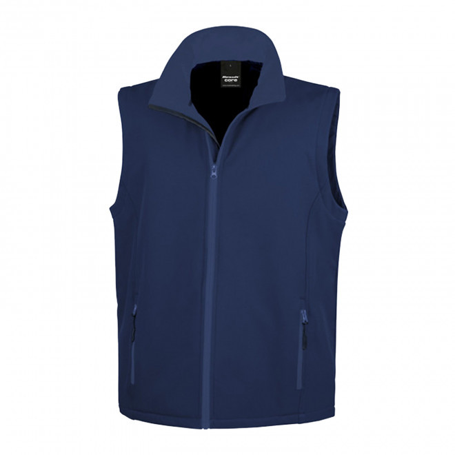 BODYWARMER PERSONNALISE SOFTSHELL HOMME RESULT 'RETALO' - bleu marine