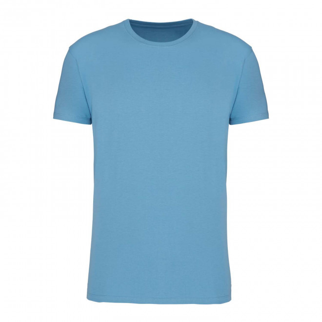 TEE-SHIRT PERSONNALISABLE BIO COULEUR MIXTE 'KARIBA 190' - bleu chiné