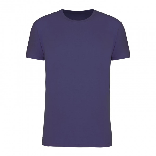 TEE-SHIRT PERSONNALISABLE BIO COULEUR MIXTE 'KARIBA 190' - violet foncé