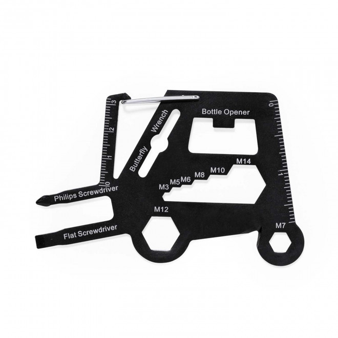 CARTE MULTI-FONCTION PERSONNALISEE 'FESTO FORKLIFT' - noir