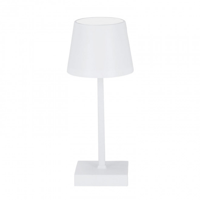 LAMPE DE TABLE PERSONNALISABLE 'LUMINOEU' - blanc