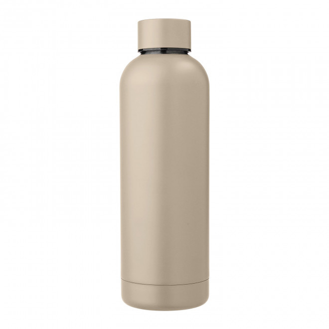 BOUTEILLE 500ML RECYCLE PERSONNALISABLE 'SPAZIO PASTEL' - beige