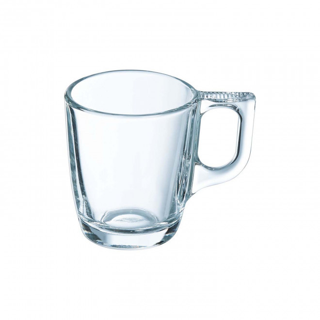 TASSE EN VERRE 90ML PERSONNALISABLE 'NUEVO' - transparent