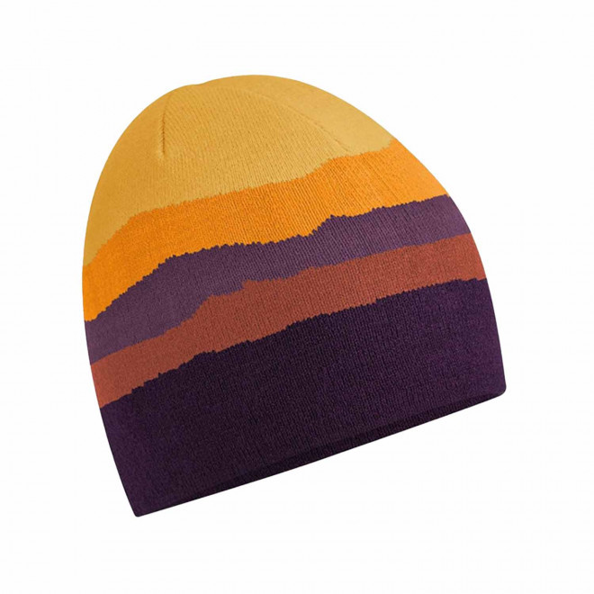 BONNET PERSONNALISE 'MOUNTAIN PEAKS' - prune