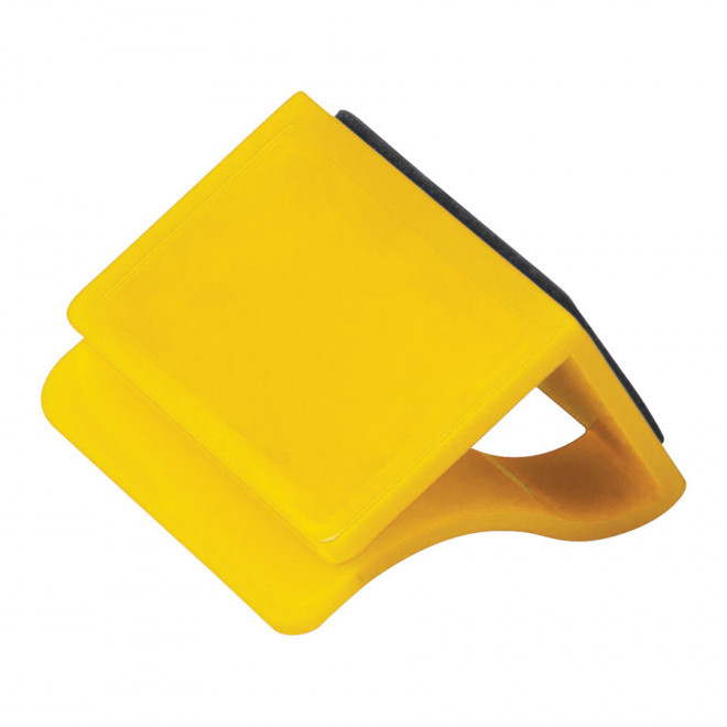 CACHE-CAMERA PERSONNALISABLE AVEC NETTOYEUR D'ÉCRAN 'FENCE' - jaune