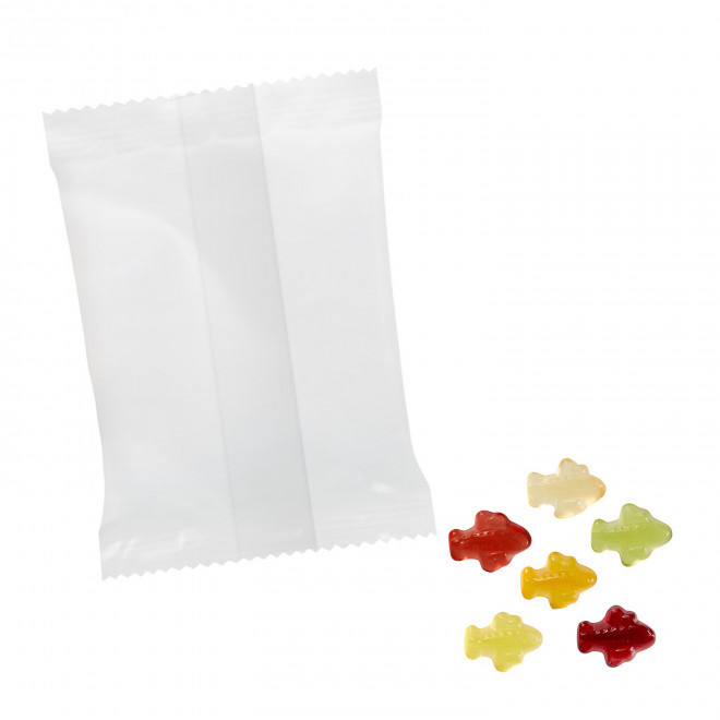 BONBONS GOMME DE FRUITS PERSONNALISABLE 'PIMPY' - avion