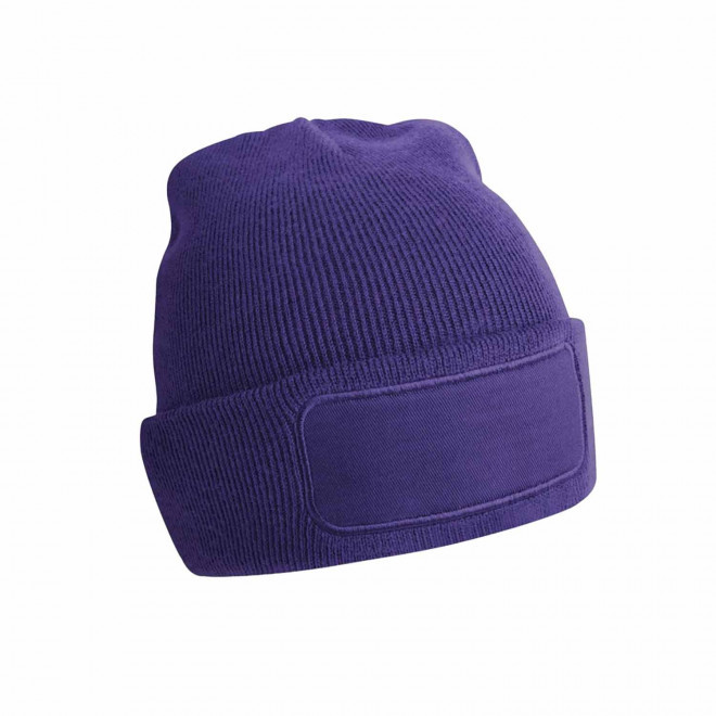 BONNET REVERS PERSONNALISABLE 'CAPELINO PATCH RECTANGLE' - violet