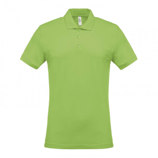 POLO HOMME PERSONNALISABLE 'KARIBO 180' - citron vert