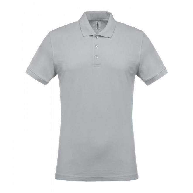 POLO HOMME PERSONNALISABLE 'KARIBO 180' - gris clair