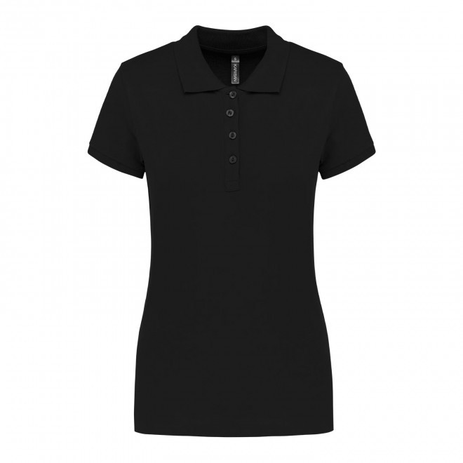 POLO FEMME PERSONNALISABLE 'KARIBO 180' - noir